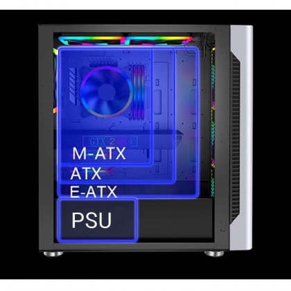 Armaggeddon Airstream R140 E-ATX Gaming PC Case