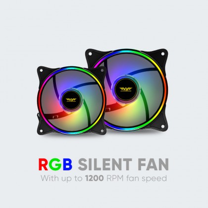 Neuron Chroma Core Ring II RGB Gaming PC Cooler Fan