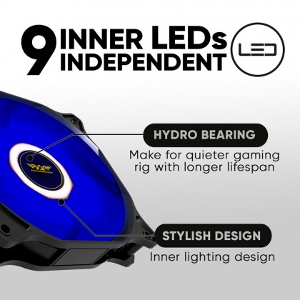 CORE-12 LED PC Cooling Fan